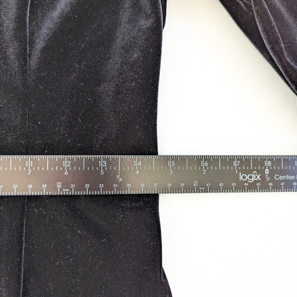 Vintage Niki Liva Black Velvet 90's Dress Sweetheart Neckline Size 4-6 Old Money - Picture 8 of 12